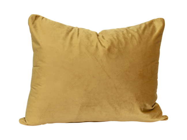 Velvet Cushion - Mustard - 30 x 40cm